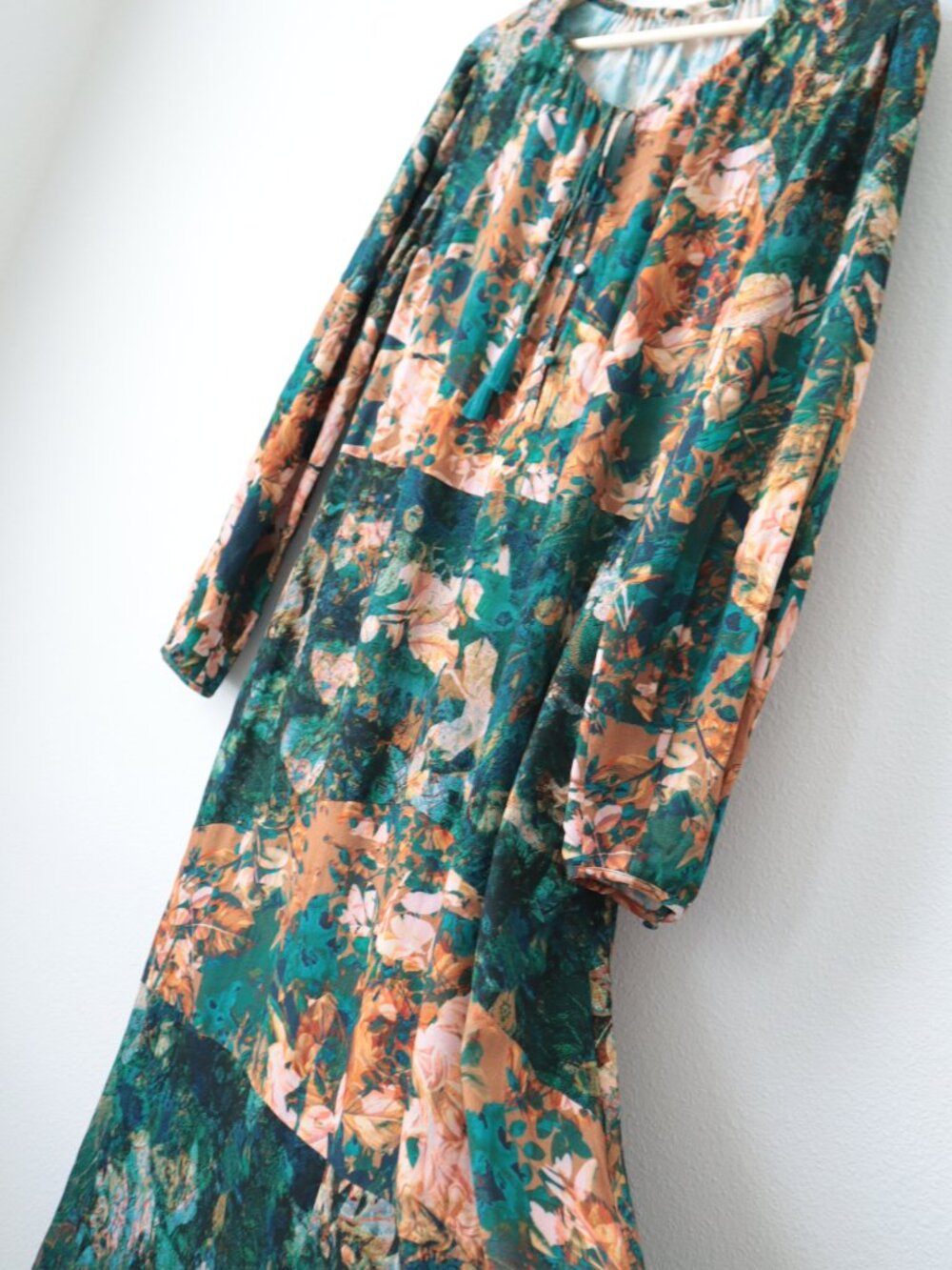 Soft Surroundings Long Sleeve Maxi Dress | M